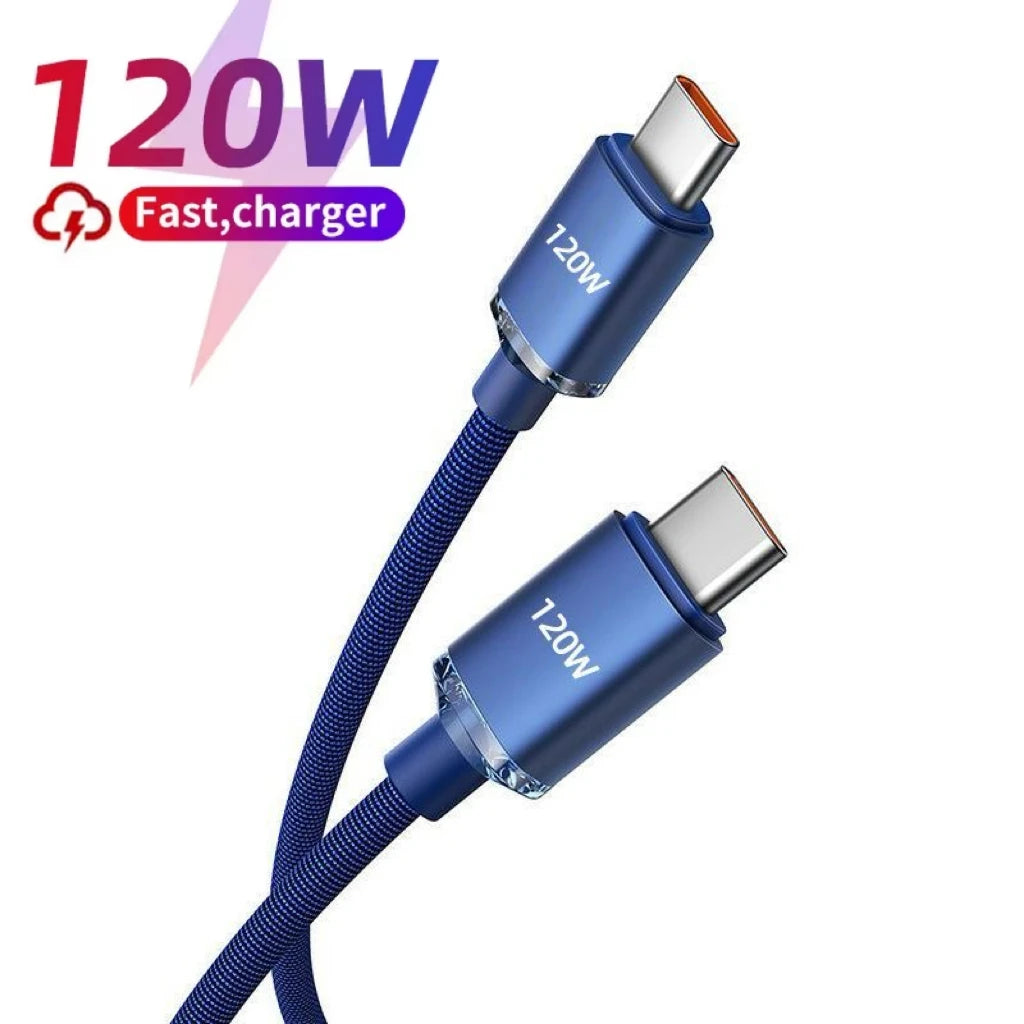 120W 7A Type C to Type C Cable