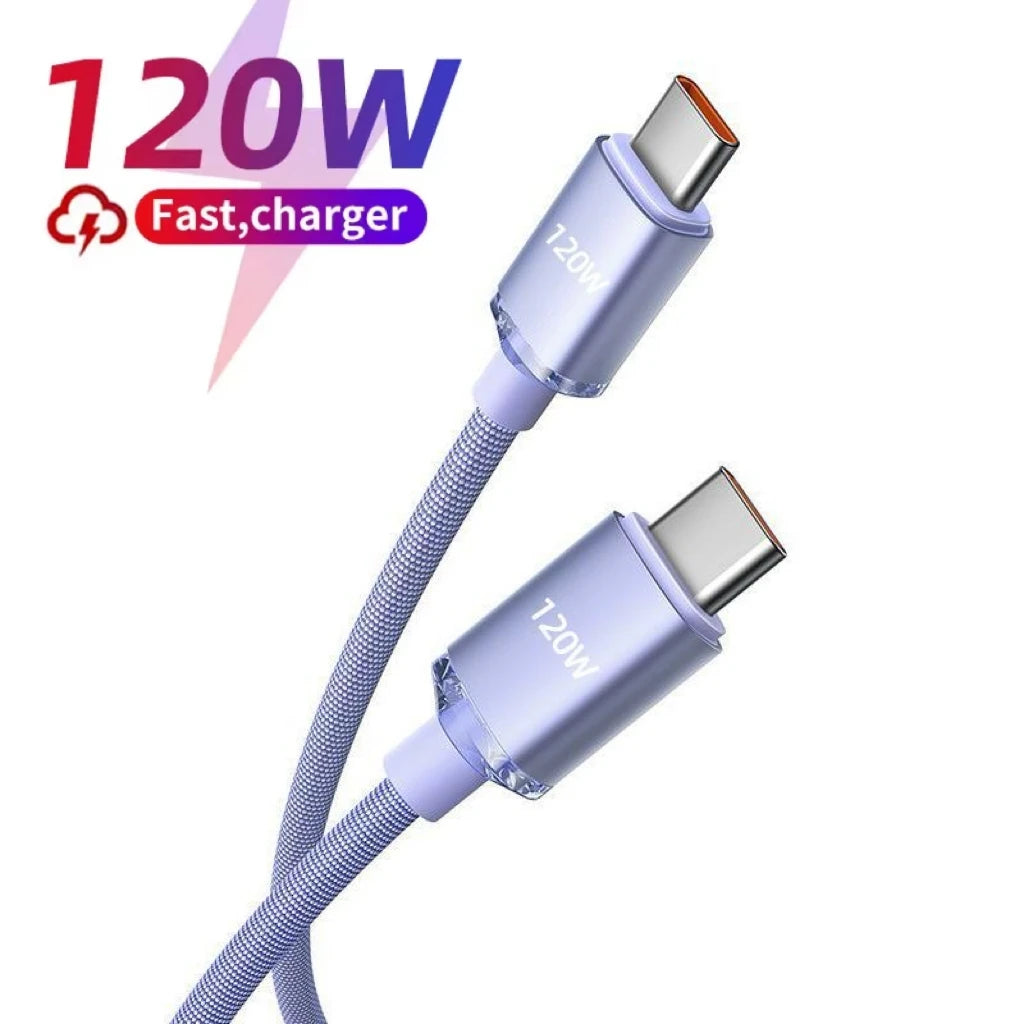 120W 7A Type C to Type C Cable