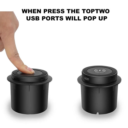 3 in 1 Wireless Charger Built in Type-C USB