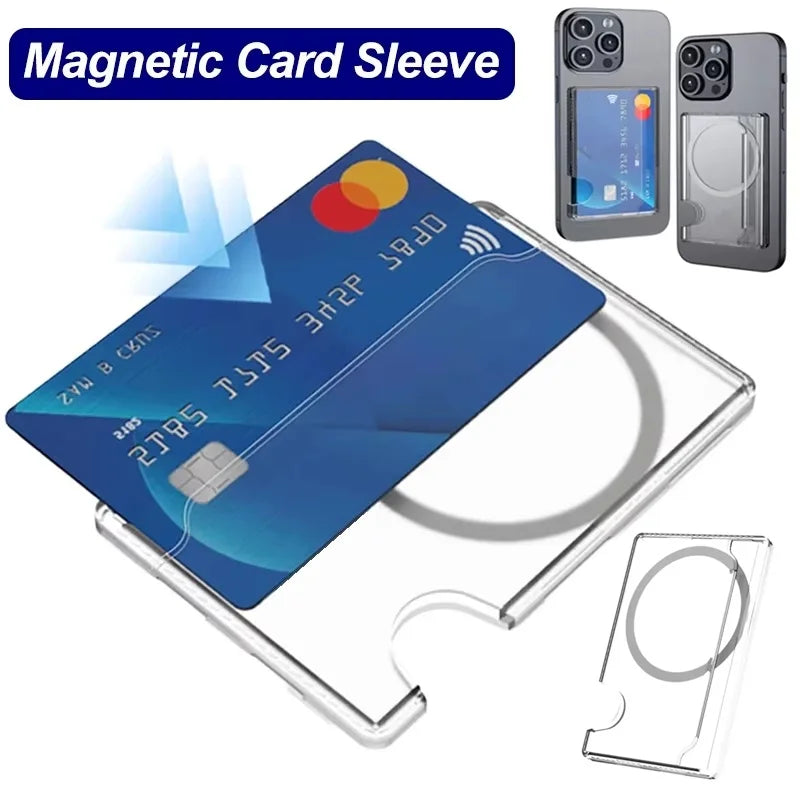 Iphone Magnetic Wallet Magnetic Adsorption Storage Box Portable Card