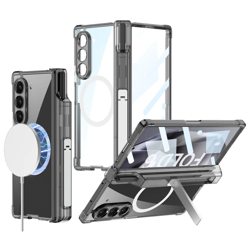 Samsung Galaxy Z Fold 6/7 Case magnetic Protection Screen Protector Z Fold 6 Cover S Pen Holder