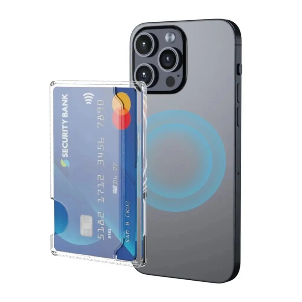 Iphone Magnetic Wallet Magnetic Adsorption Storage Box Portable Card