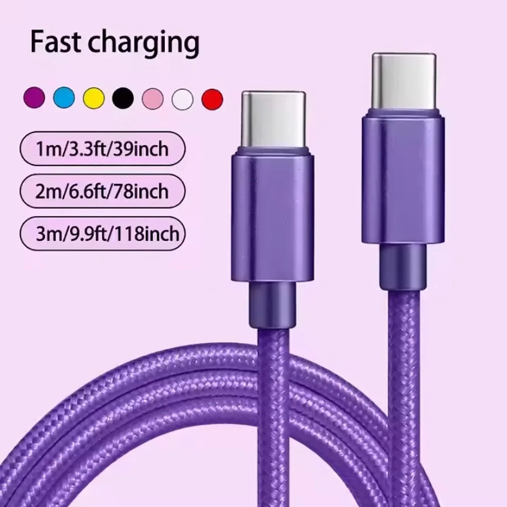 66W 5A USB-C to Type-C Fast Charging