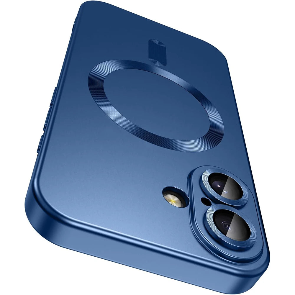 Magnetic charger Cases For iPhone 16/15/14/13/12/11 Pro Max Plus Case Camera Back Cover Accessories