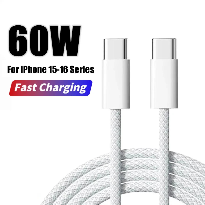 60W USB C Phone Cable For