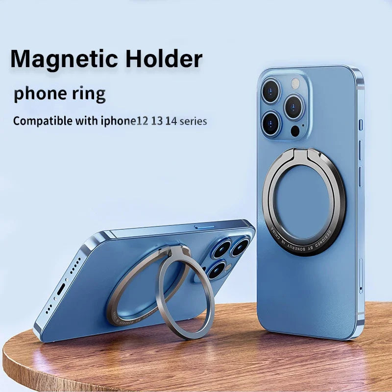Iphone Magnetic Phone Ring Holder, Adjustable Finger Ring Support Bracket