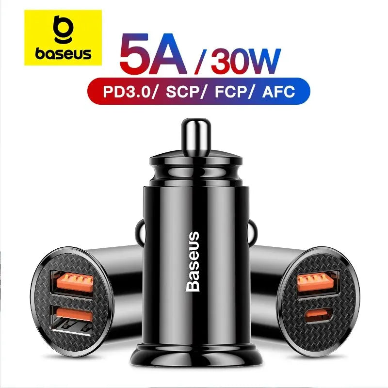 30W USB Car Faster Charger