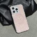 Magnetic Phone Case For iPhone 16 Pro 15 14 13 Pro Max 15Pro Cover with Pearl Bowknot Stand Shockproof