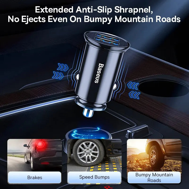 30W USB Car Faster Charger