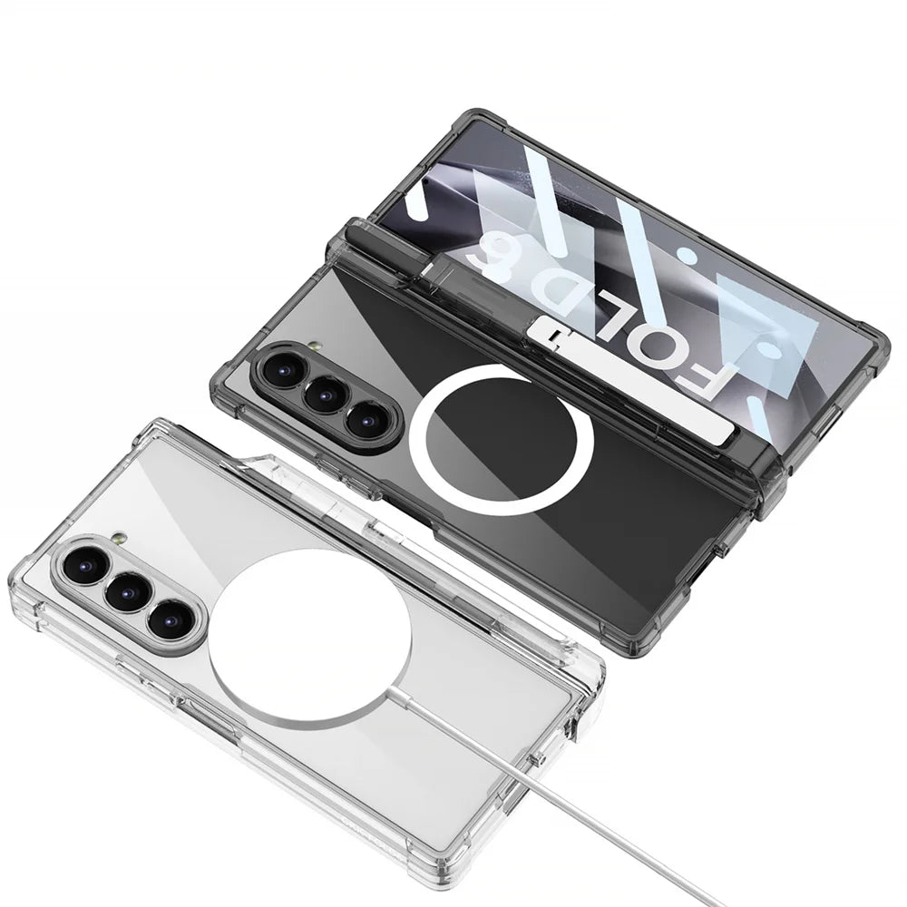 Samsung Galaxy Z Fold 6/7 Case magnetic Protection Screen Protector Z Fold 6 Cover S Pen Holder