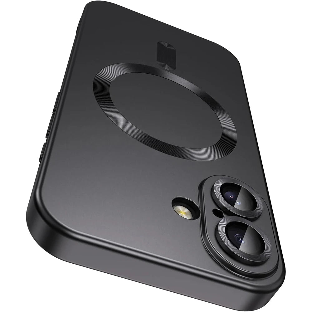 Magnetic charger Cases For iPhone 16/15/14/13/12/11 Pro Max Plus Case Camera Back Cover Accessories