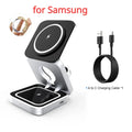 3 in 1  Wireless Charger Fast Charging Station Stand IPhone 15/14/13/12 Pro Max Watch Airpods for Iphone/Gaxlay Charger
