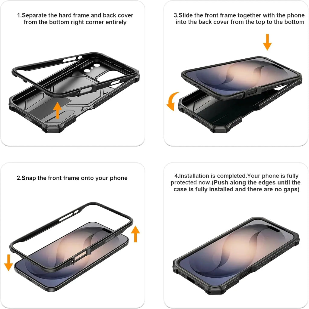 iPhone 17 Pro Max Phone Case with MagSafe Military Grade Heavy Duty Phone Cover