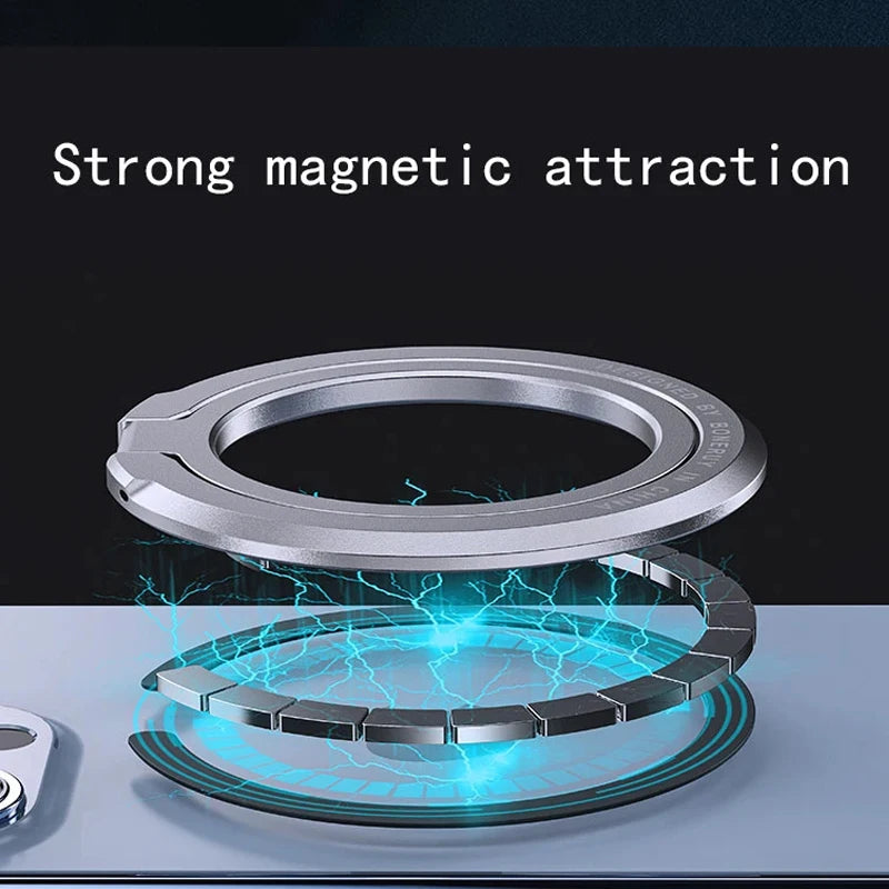 Iphone Magnetic Phone Ring Holder, Adjustable Finger Ring Support Bracket