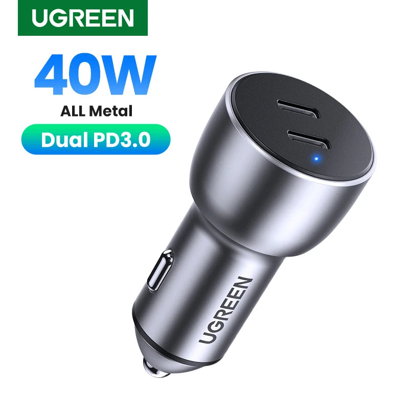 40W Car Charger Quick Charge / USB Charger