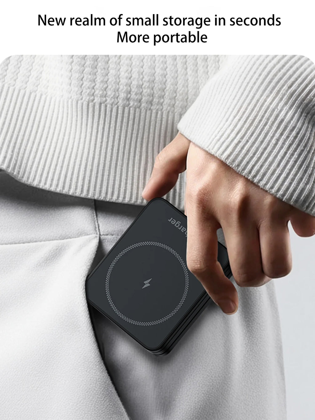 A Wireless Magnetic Charging Dock For Mobile Headphones, Watches, and Phones
