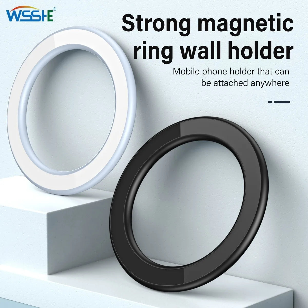 Magnetic Ring Holder For iPhone 14/13/12 Magnet Car/Wall Mobile Phone Holder