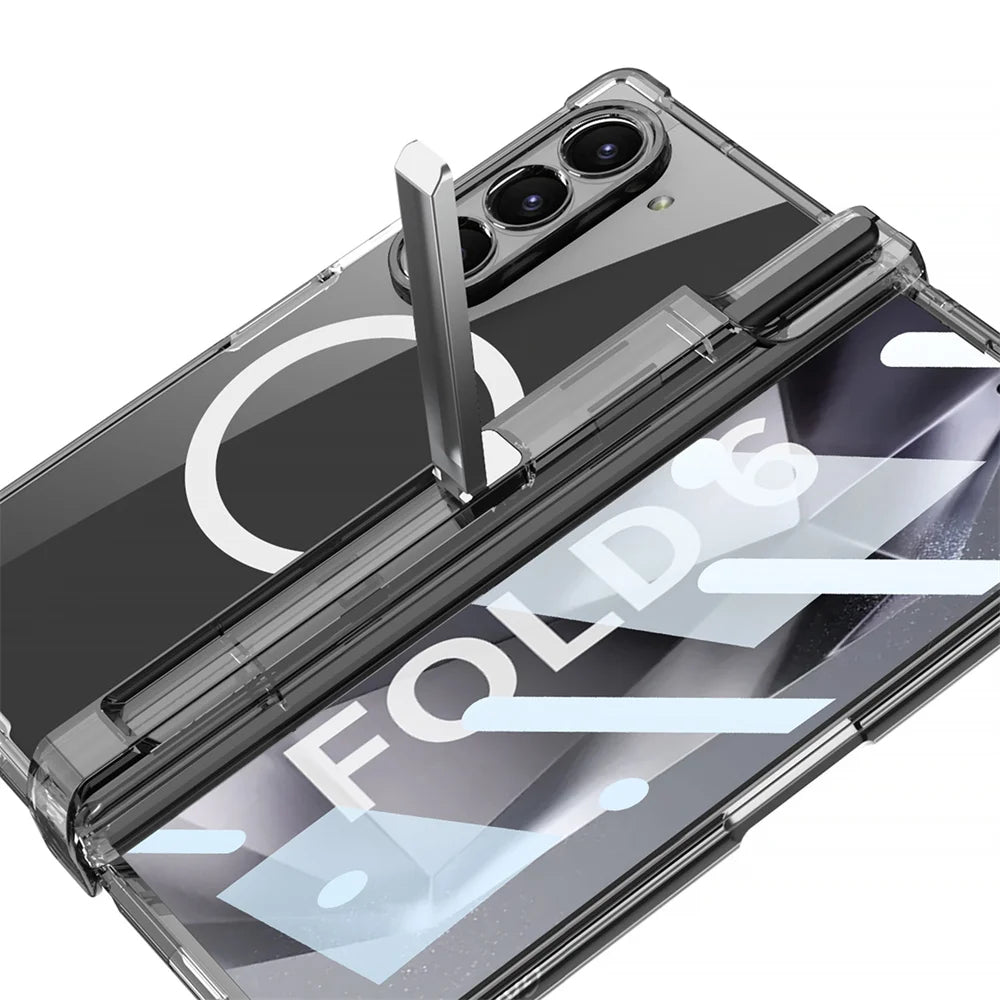 Samsung Galaxy Z Fold 6/7 Case magnetic Protection Screen Protector Z Fold 6 Cover S Pen Holder