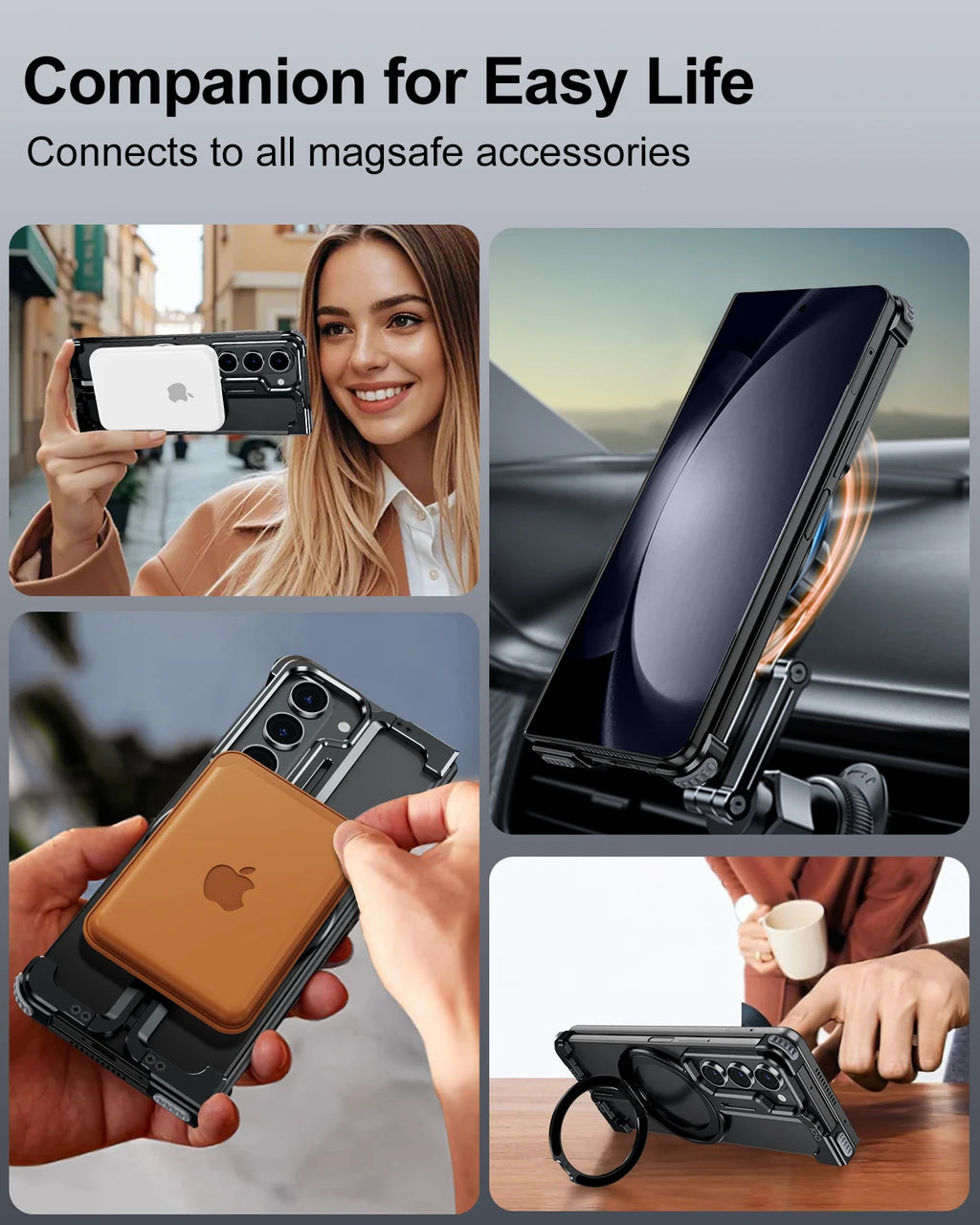 Aluminum Phone Cover for Samsung Galaxy Z Fold 5/6 Slim